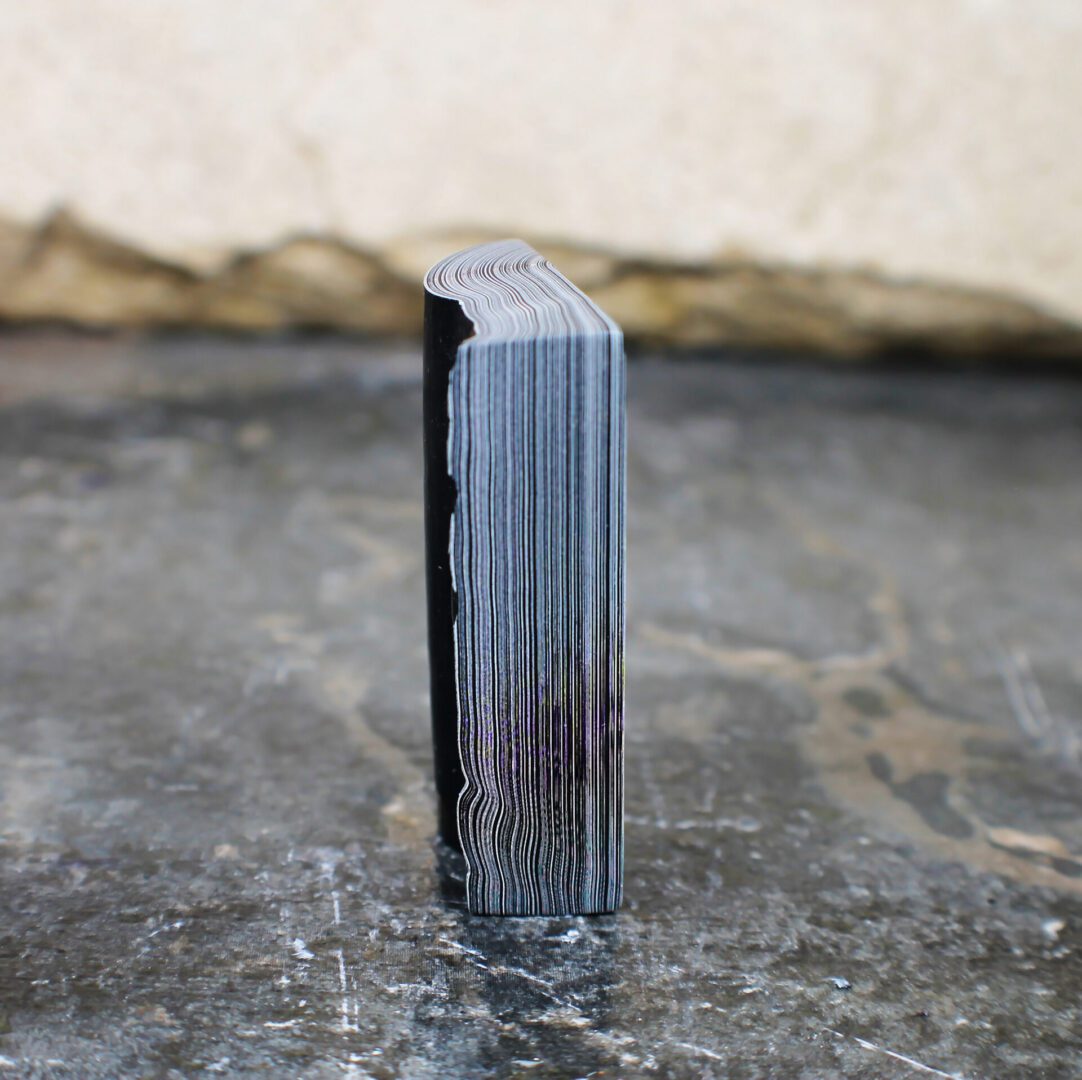 Finished Piece of Fordite - 61.2mm x 36.91mm x 15.48mm (3087) - Image 3