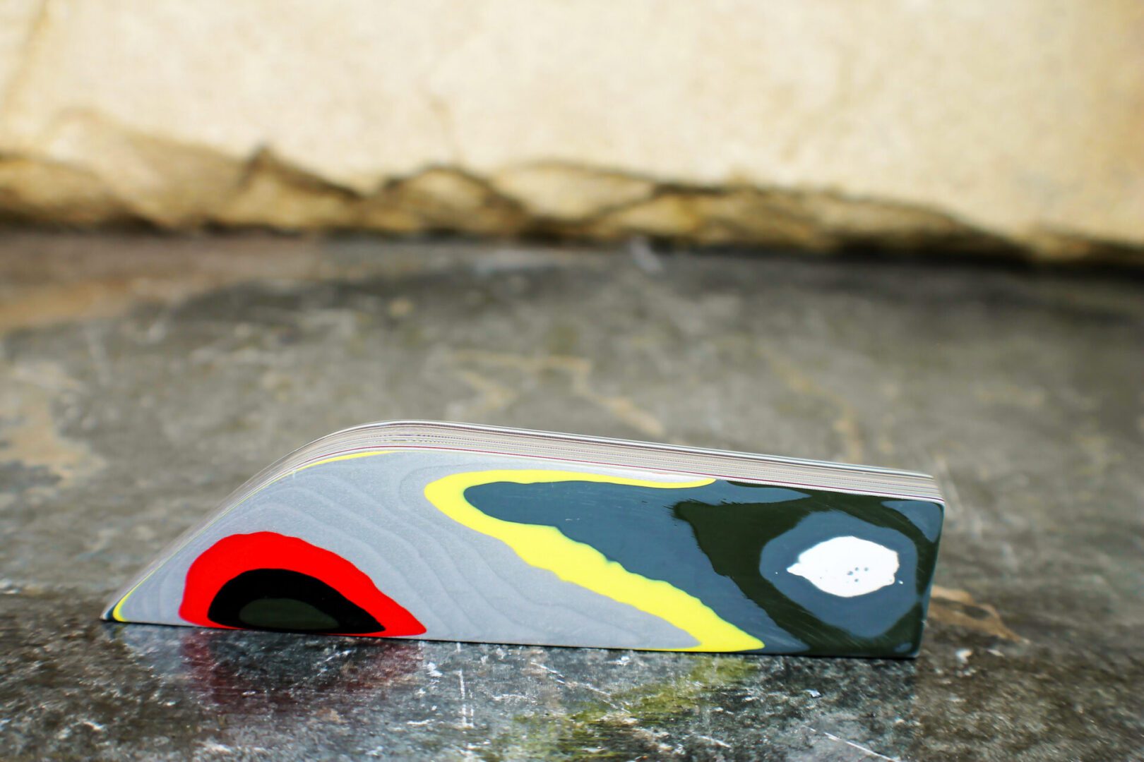 Finished Piece of Fordite - 118.47mm x 26.75mm x 13.01mm (3133) - Image 2