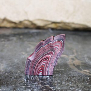 Finished Piece of Fordite - Corvette Fordite - 50.35mm x 33.53mm x 22.17mm        (F-027)