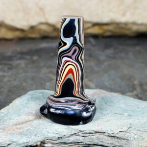 Finished Piece of Fordite - Military Fordite - 63.87mm x 20.11mm x 16.25mm (F-36)